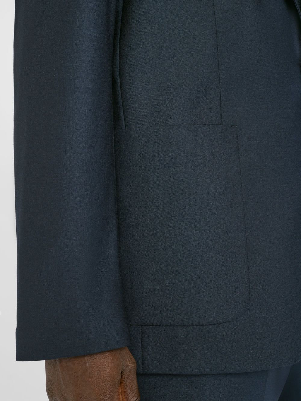 Unstructured Wool Blazer -- Dark Navy sold by Frame Denim product image thumbnail 5
