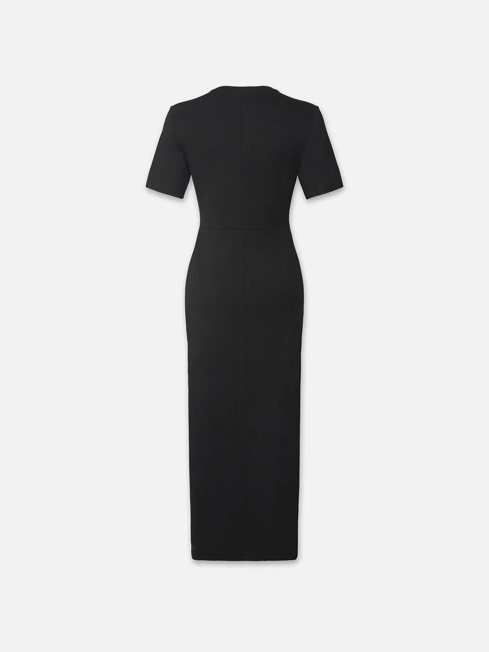 Ruched Front Tie Dress -- Black sold by Frame Denim product image thumbnail 4