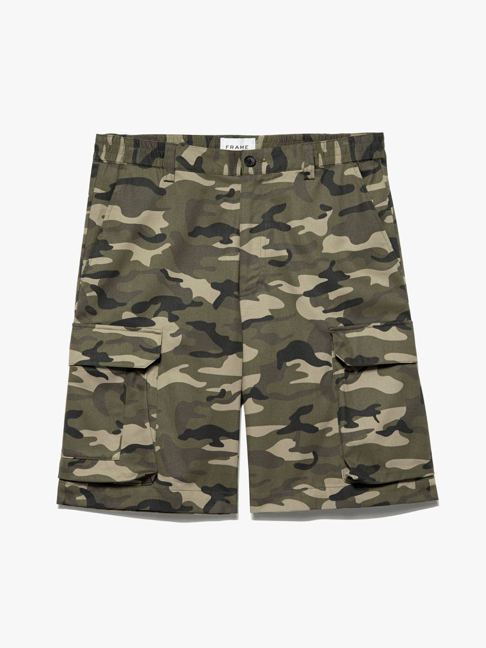 Cargo Shorts -- Camo/Noir sold by Frame Denim