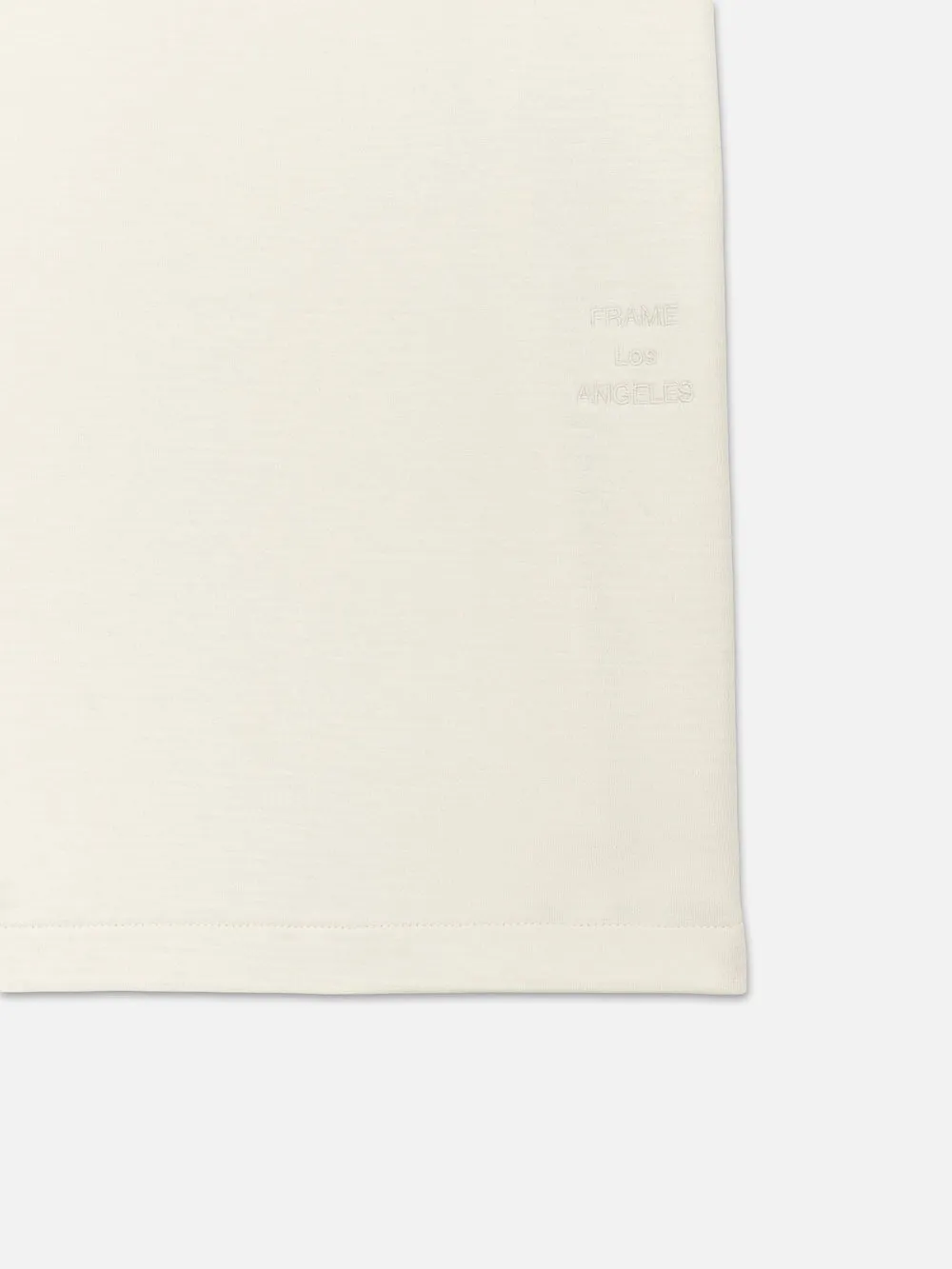 Duo Fold Tee -- White Sand sold by Frame Denim product image thumbnail 2
