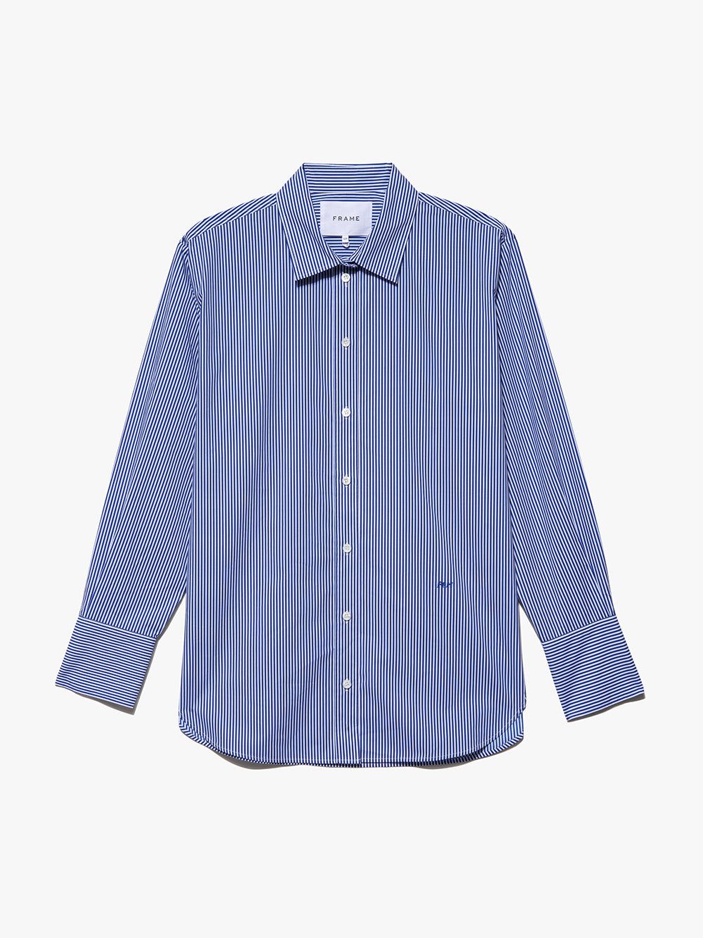 The Oversized Shirt -- Ultramarine Multi sold by Frame Denim product image thumbnail 10