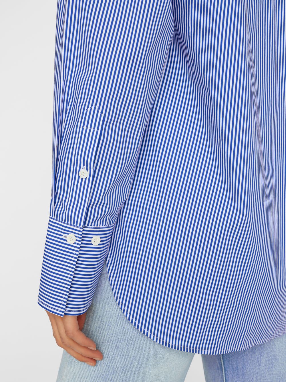 The Oversized Shirt -- Ultramarine Multi sold by Frame Denim product image thumbnail 4