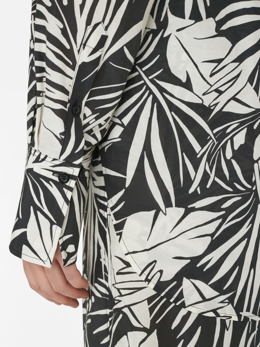 The Oversized Shirt -- Noir Multi sold by Frame Denim product image thumbnail 3
