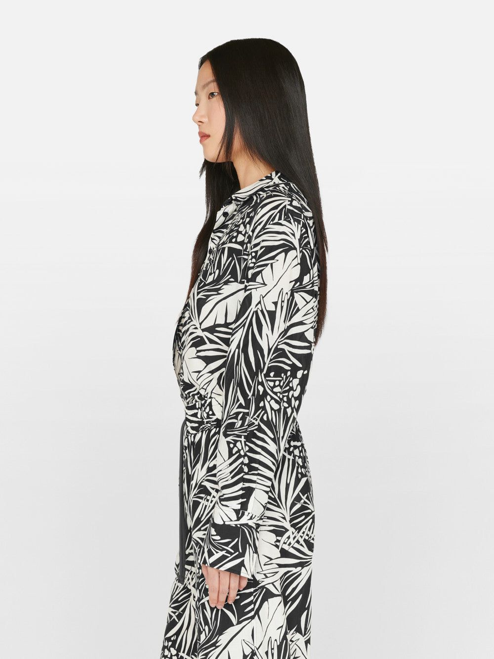The Oversized Shirt -- Noir Multi sold by Frame Denim product image thumbnail 5