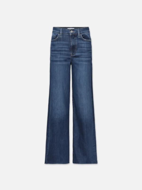 Le Slim Palazzo Raw Hem -- Lupine sold by Frame Denim