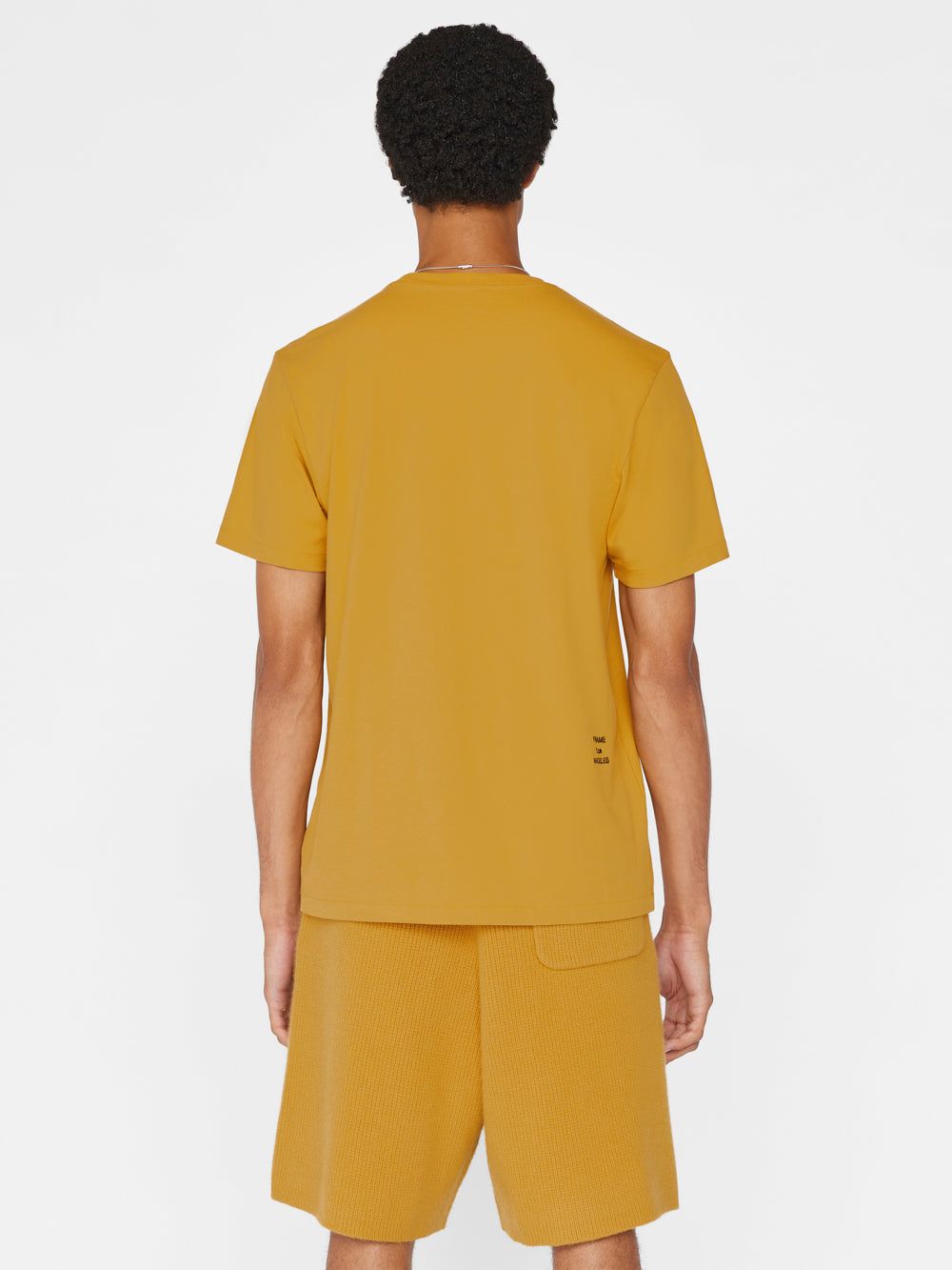 FRAME Logo Tee -- Deep Yellow sold by Frame Denim product image thumbnail 5