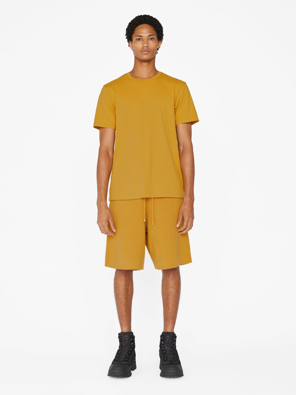 FRAME Logo Tee -- Deep Yellow sold by Frame Denim