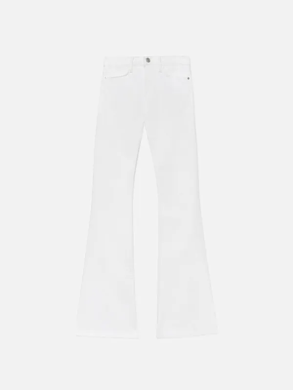 Le High Flare -- Blanc sold by Frame Denim