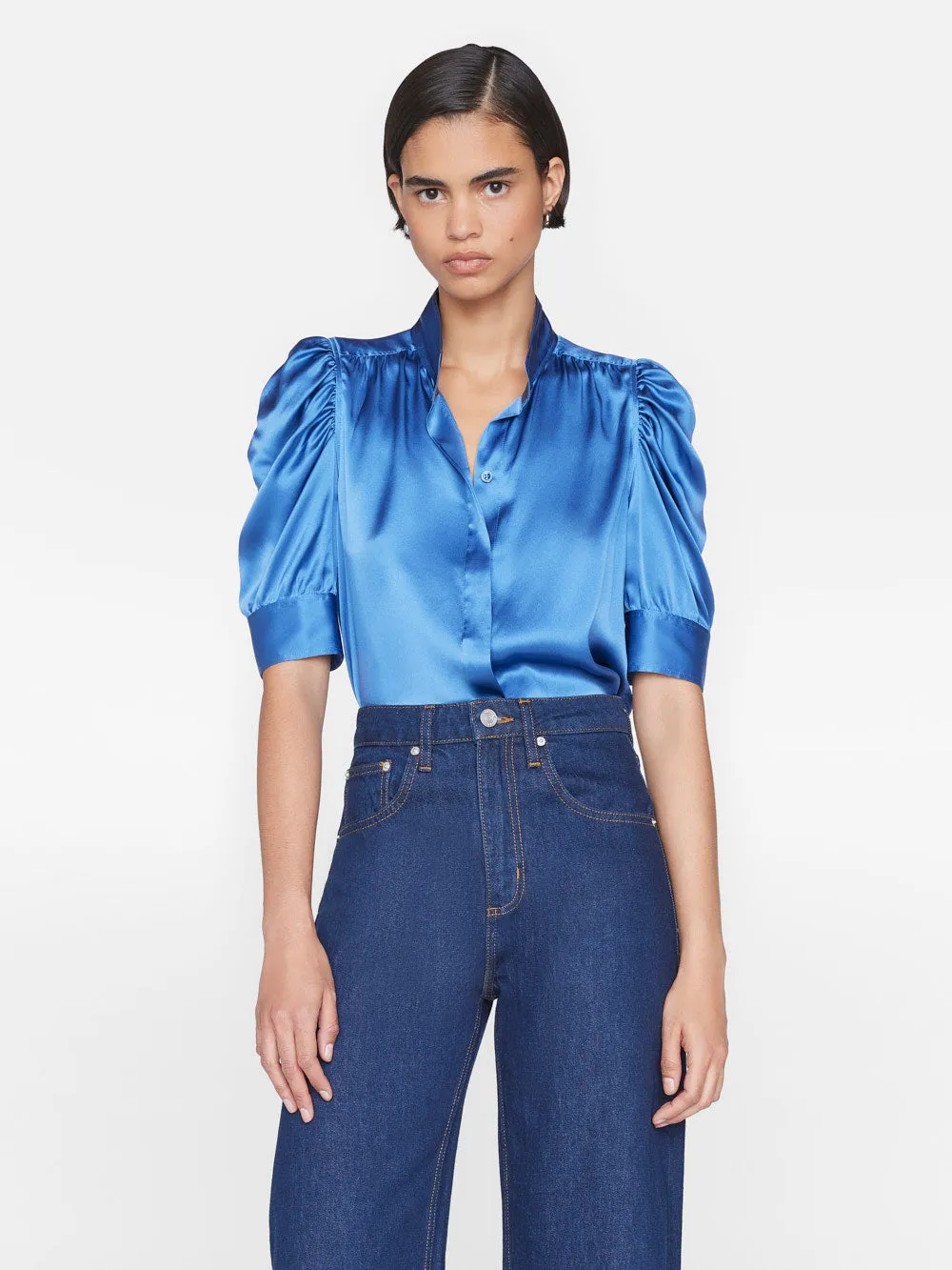 Gillian Top -- Slate Blue sold by Frame Denim product image thumbnail 2