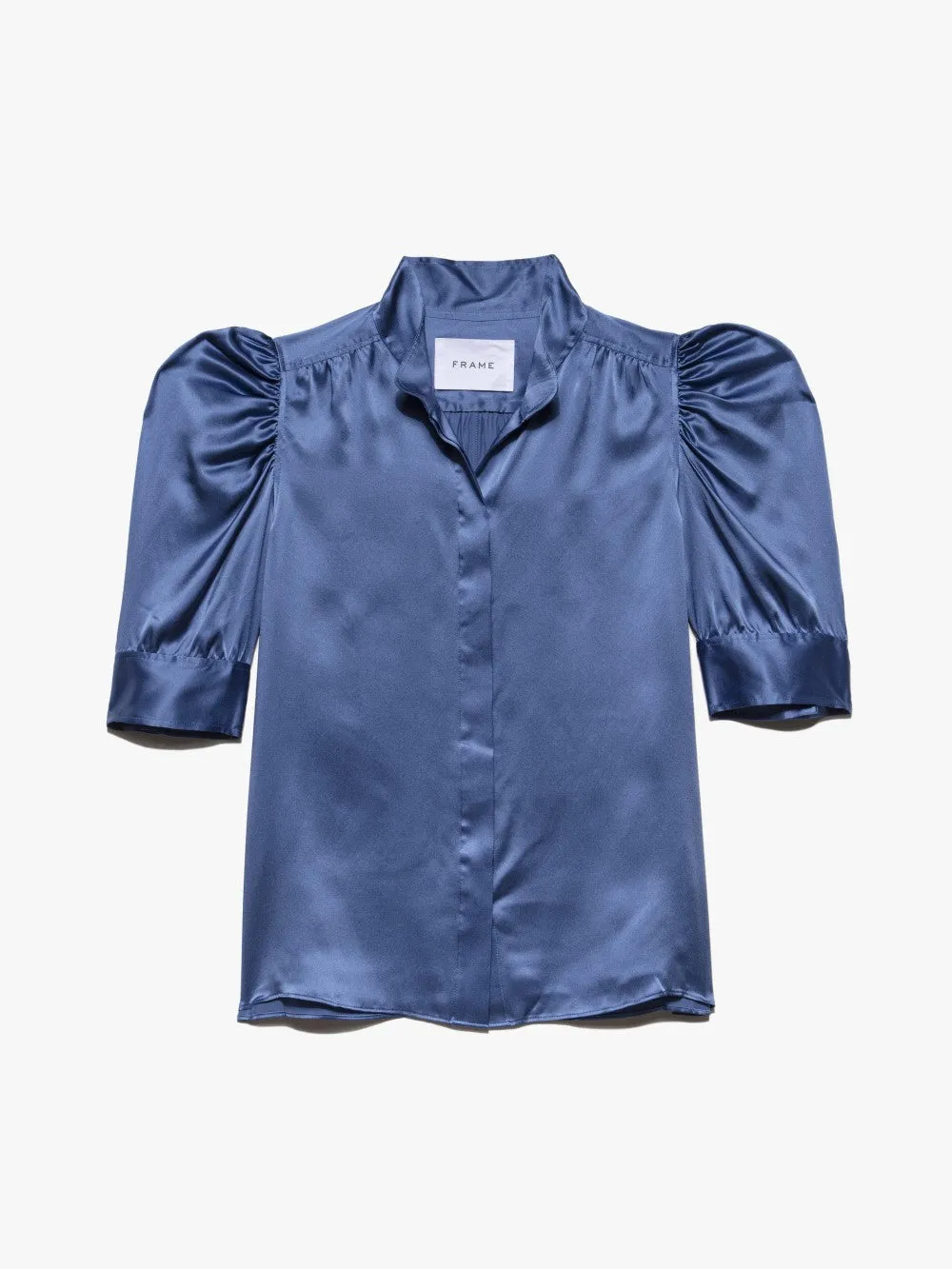 Gillian Top -- Slate Blue sold by Frame Denim