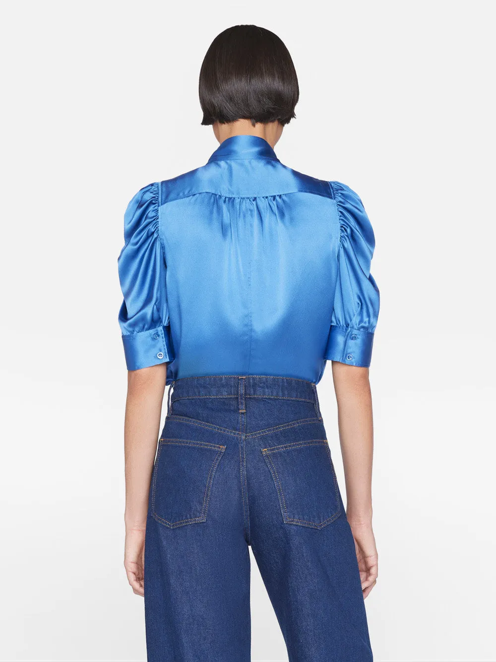Gillian Top -- Slate Blue sold by Frame Denim product image thumbnail 5