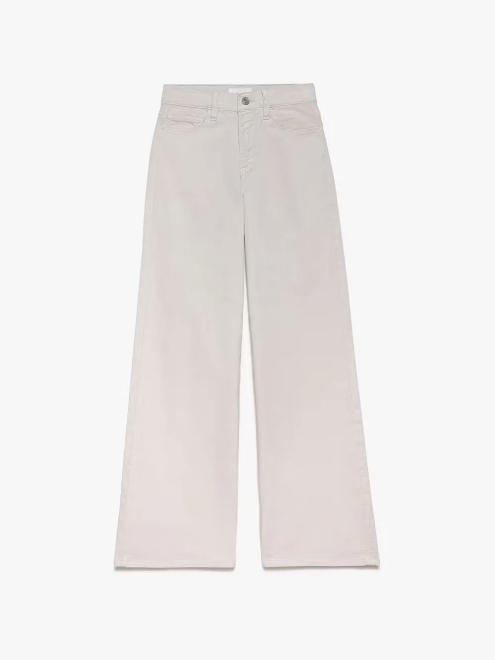Le Slim Palazzo Corduroy -- Bone sold by Frame Denim