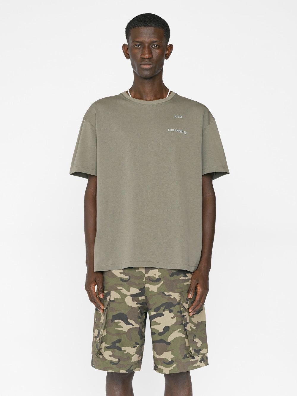 FRAME Logo Print Tee -- Old Green sold by Frame Denim product image thumbnail 3