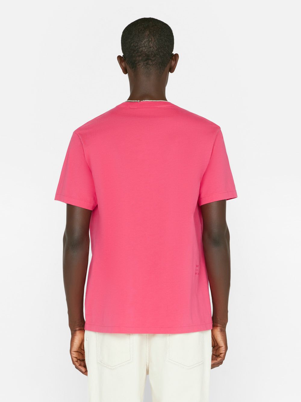 FRAME Logo Tee -- Pop Rose sold by Frame Denim product image thumbnail 6