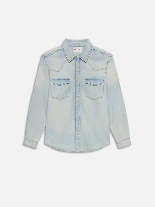 Western Denim Shirt -- Alister sold by Frame Denim