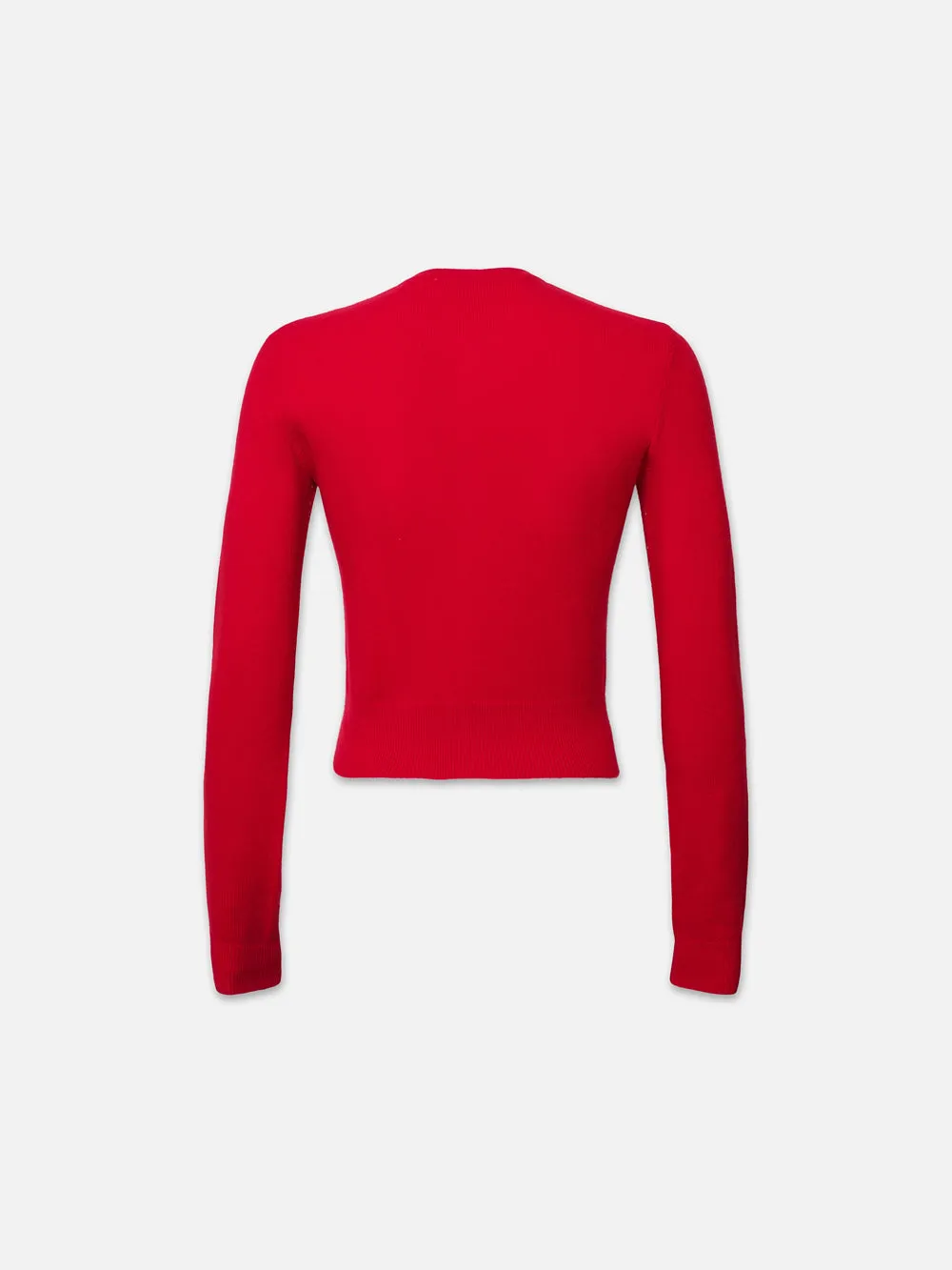 Lunar New Year Cashmere Cardi -- Red sold by Frame Denim product image thumbnail 3