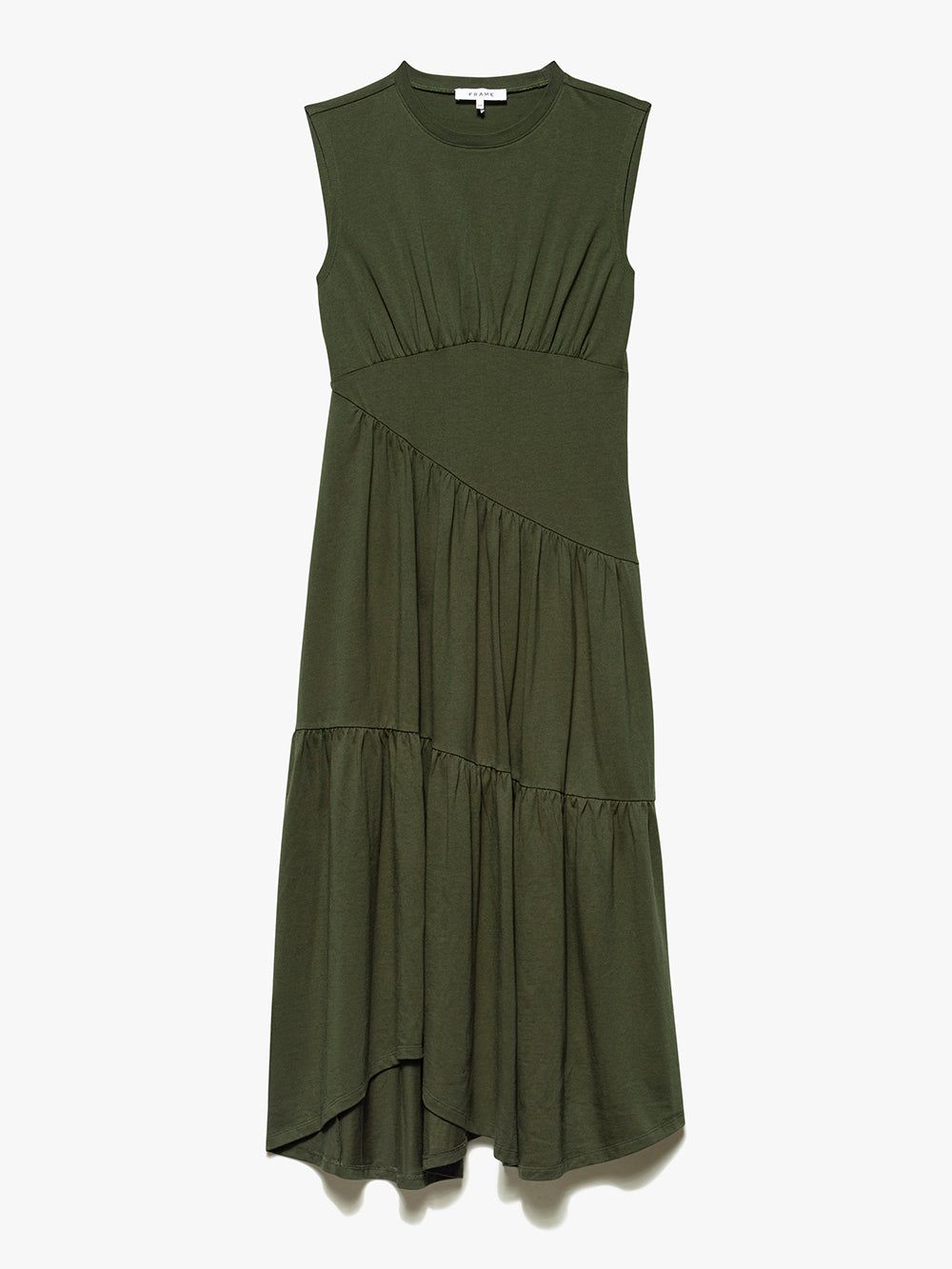 Gathered Seam Knit Dress -- Fatigue sold by Frame Denim