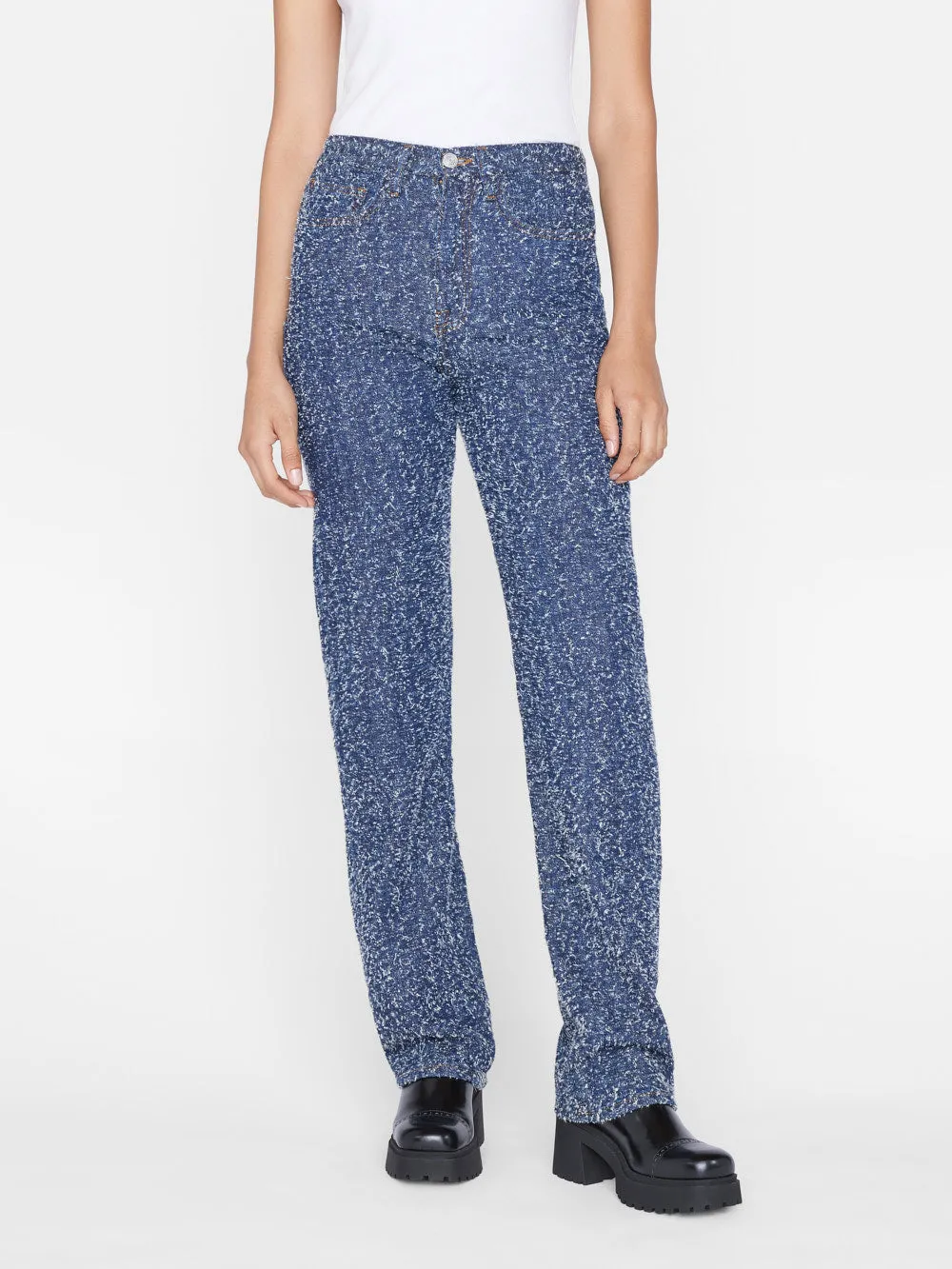 FRAME Atelier Le Jane -- Indigo Boucle sold by Frame Denim product image thumbnail 2