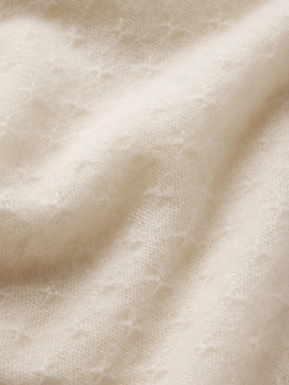 Pointelle Puff Sleeve Sweater -- Cream sold by Frame Denim product image thumbnail 3