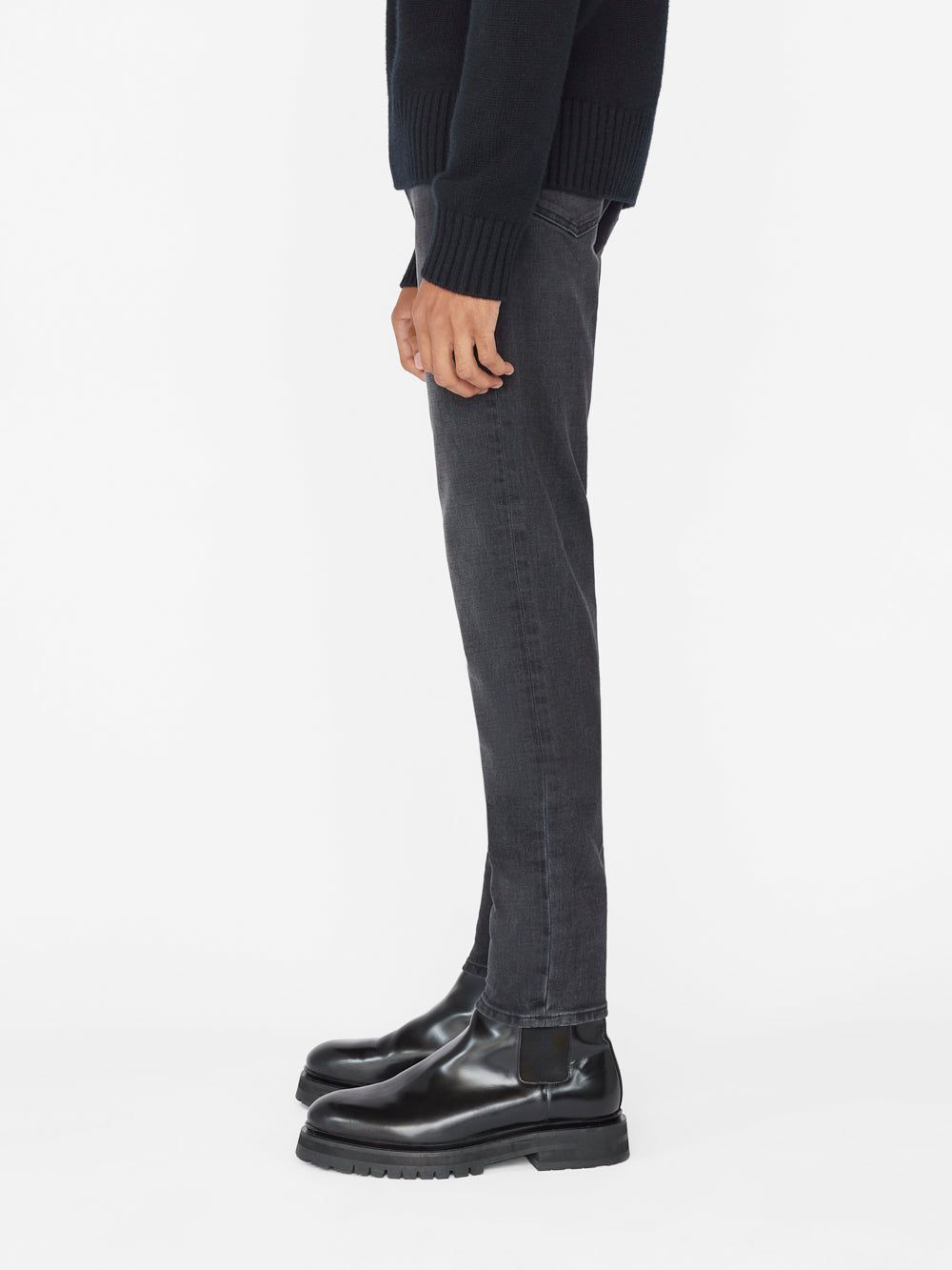 Jagger True Skinny -- Fade To Grey sold by Frame Denim product image thumbnail 6