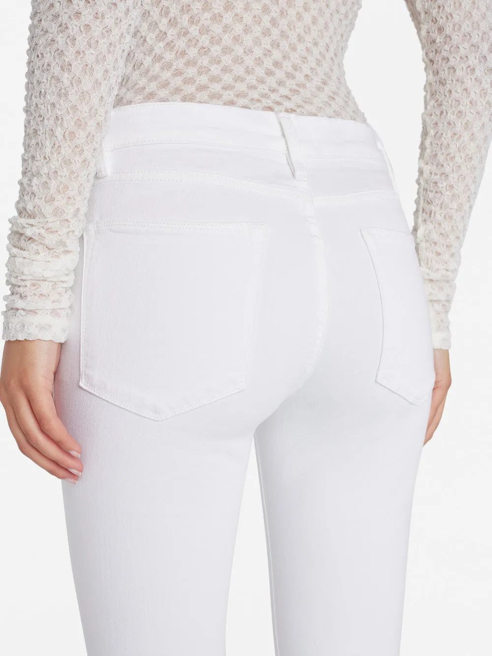 Le High Skinny -- Blanc sold by Frame Denim product image thumbnail 5