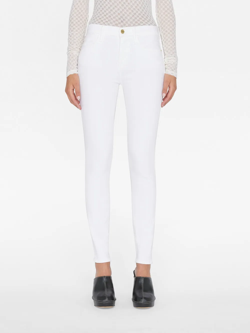 Le High Skinny -- Blanc sold by Frame Denim product image thumbnail 2