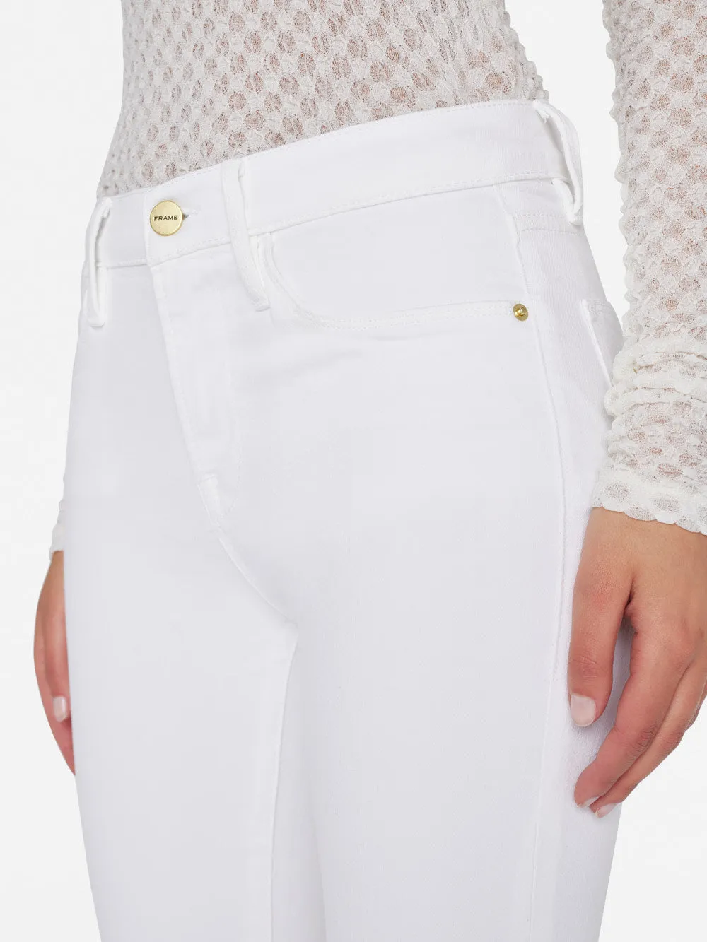 Le High Skinny -- Blanc sold by Frame Denim product image thumbnail 4