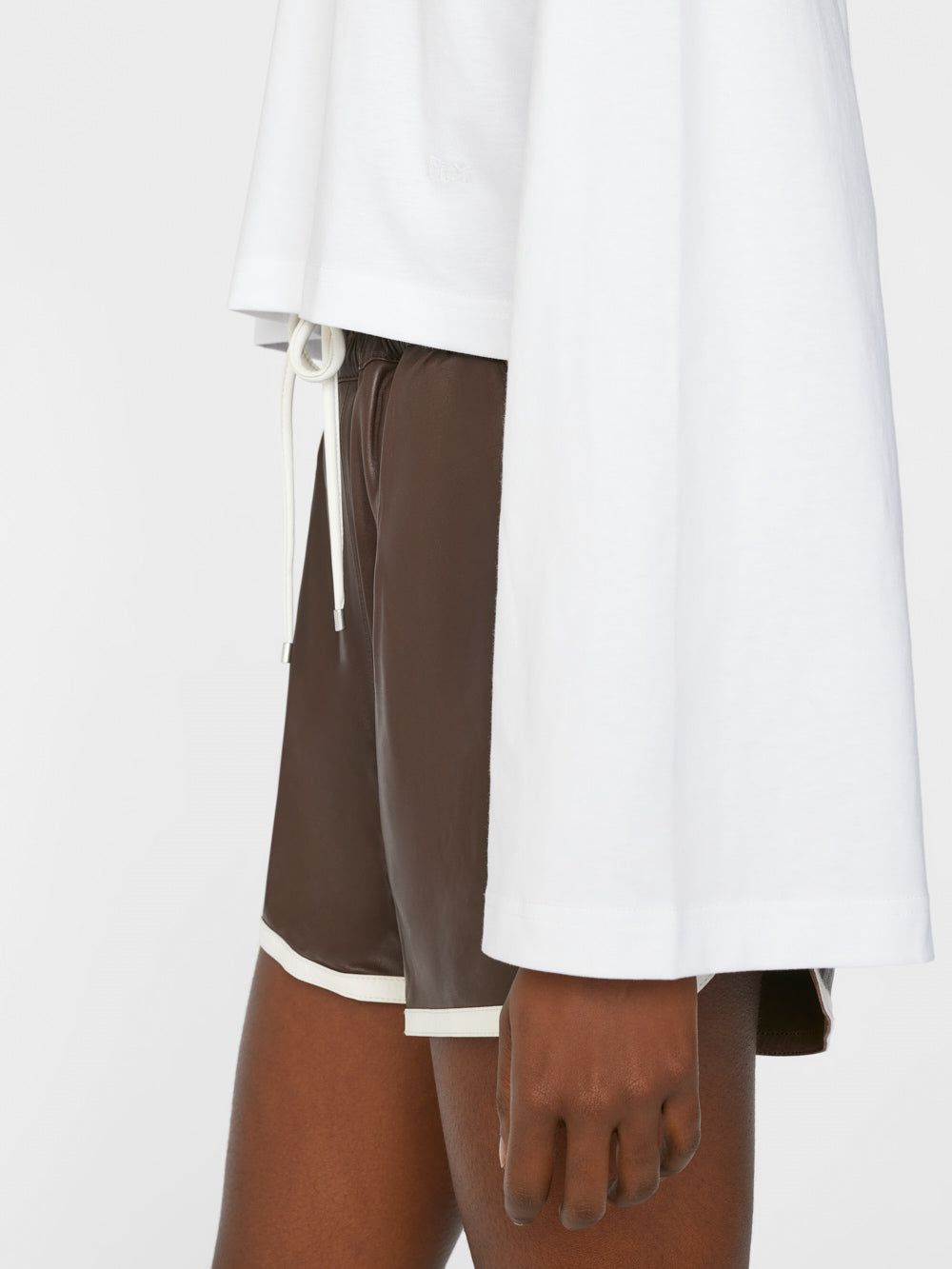 Crop Bell Sleeve Tee -- Blanc sold by Frame Denim product image thumbnail 6