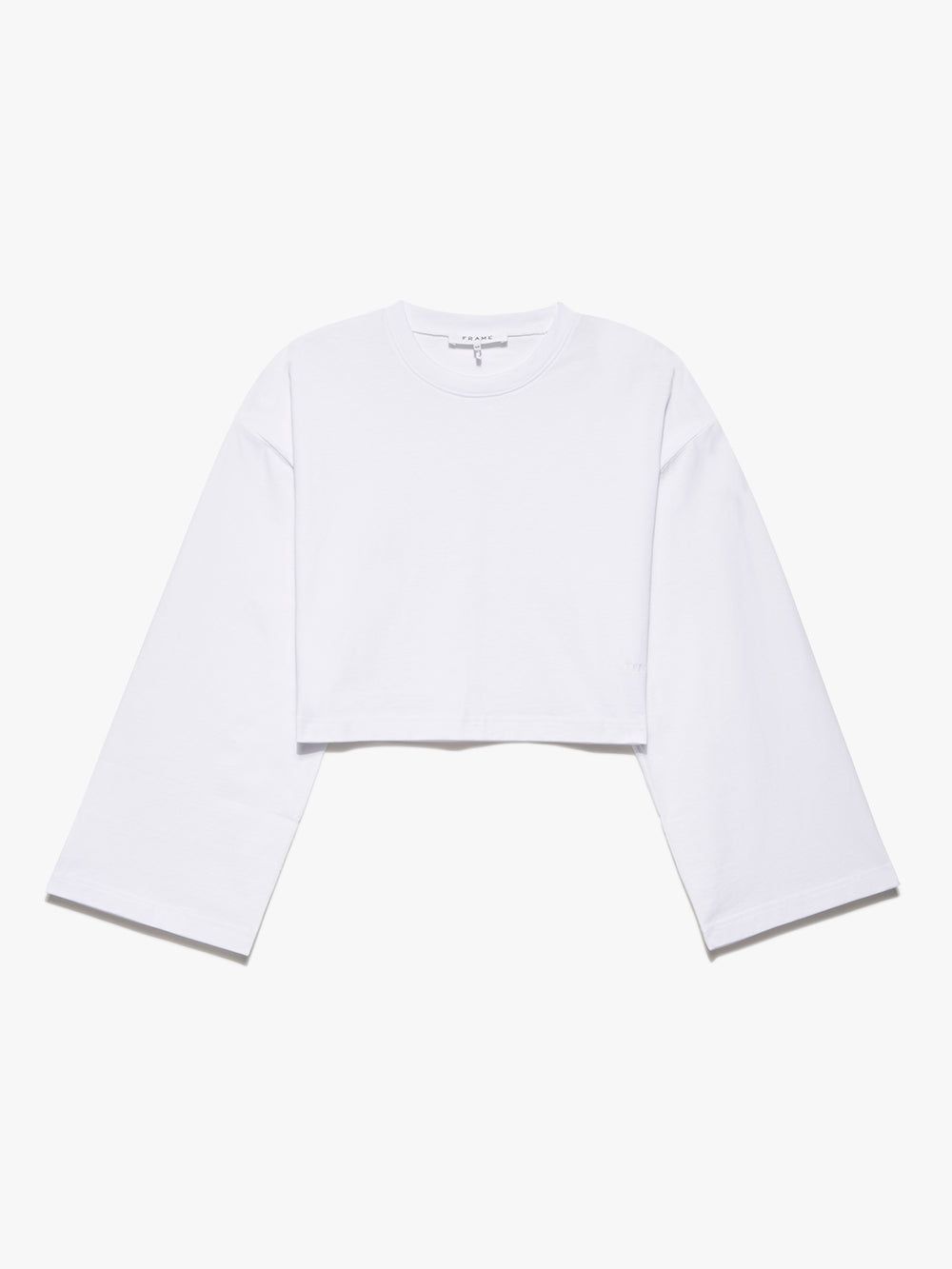 Crop Bell Sleeve Tee -- Blanc sold by Frame Denim product image thumbnail 7