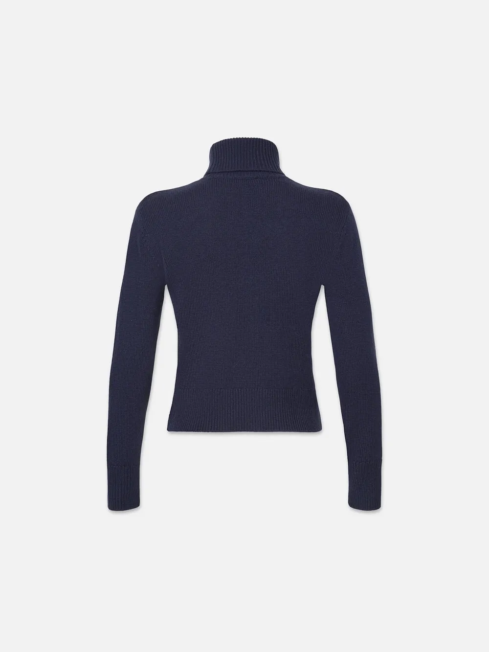 Cashmere Turtleneck Sweater -- Navy sold by Frame Denim product image thumbnail 3