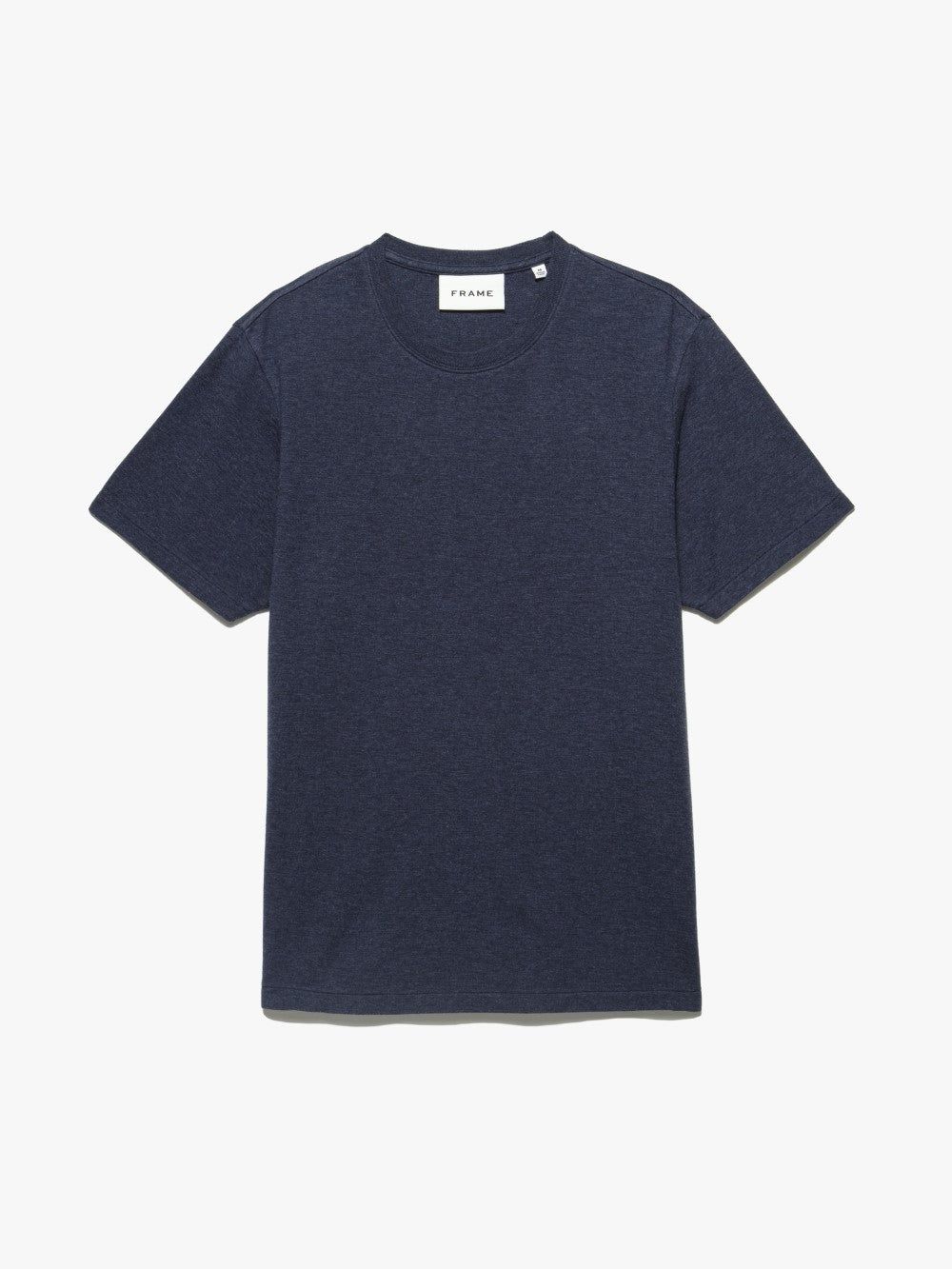 Duo Fold Tee -- Heather Dark Blue sold by Frame Denim