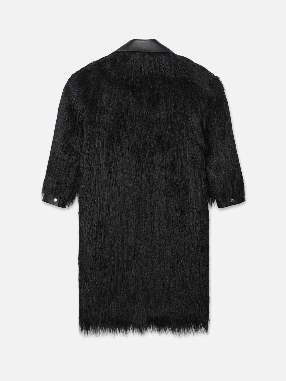 Faux Fur Coat With Leather Combo -- Black sold by Frame Denim product image thumbnail 5