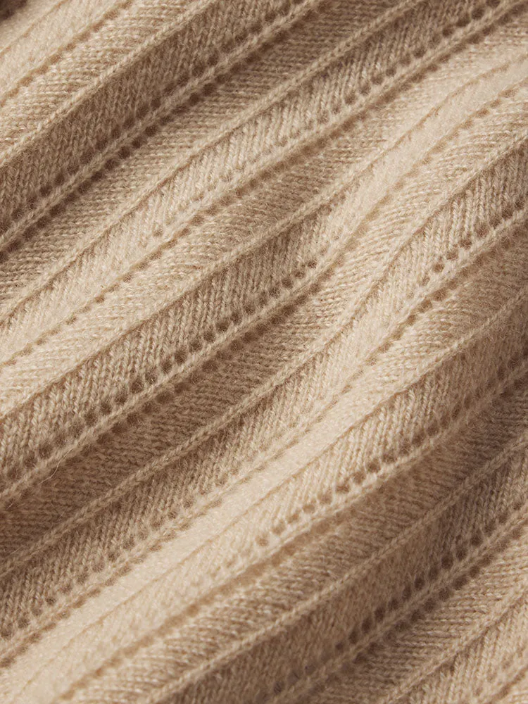 Ruffle Neck Cardi -- Taupe sold by Frame Denim product image thumbnail 5