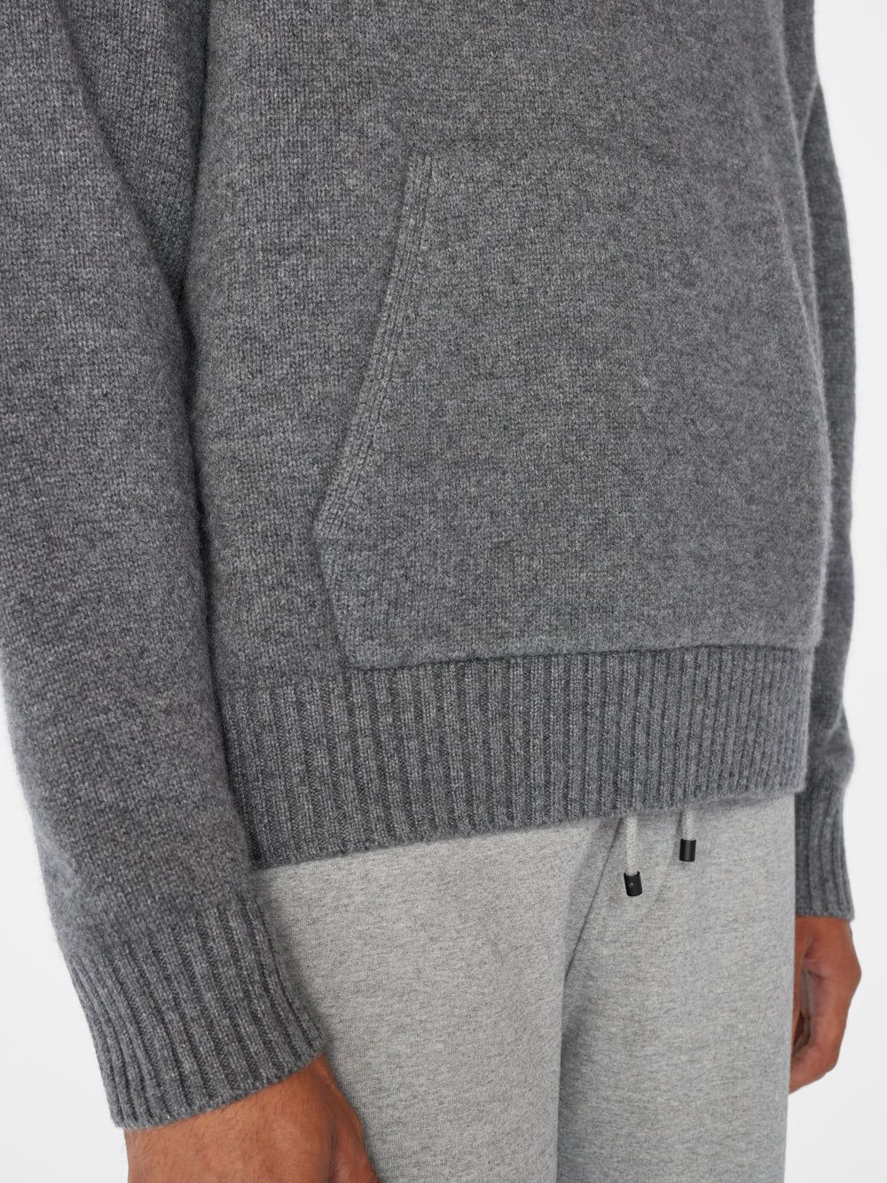 Cashmere Hoodie -- Heather Grey sold by Frame Denim product image thumbnail 5