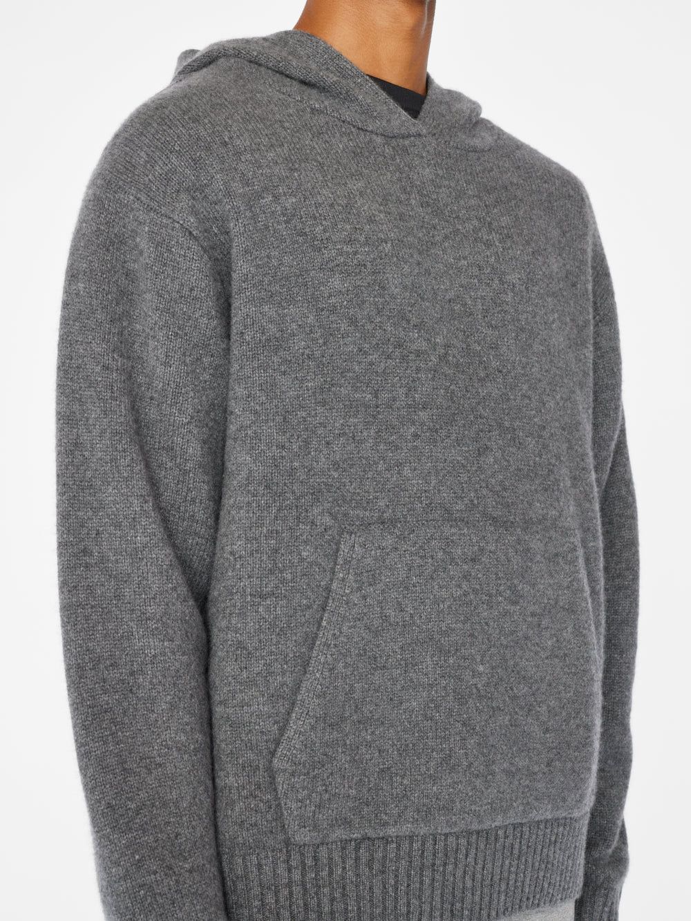 Cashmere Hoodie -- Heather Grey sold by Frame Denim product image thumbnail 4