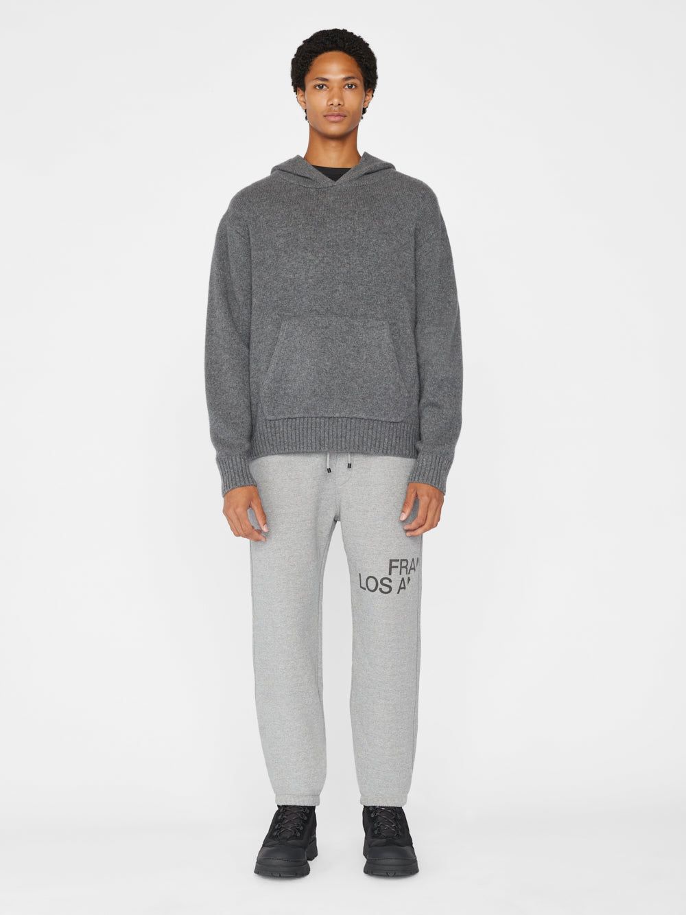 Cashmere Hoodie -- Heather Grey sold by Frame Denim product image thumbnail 2