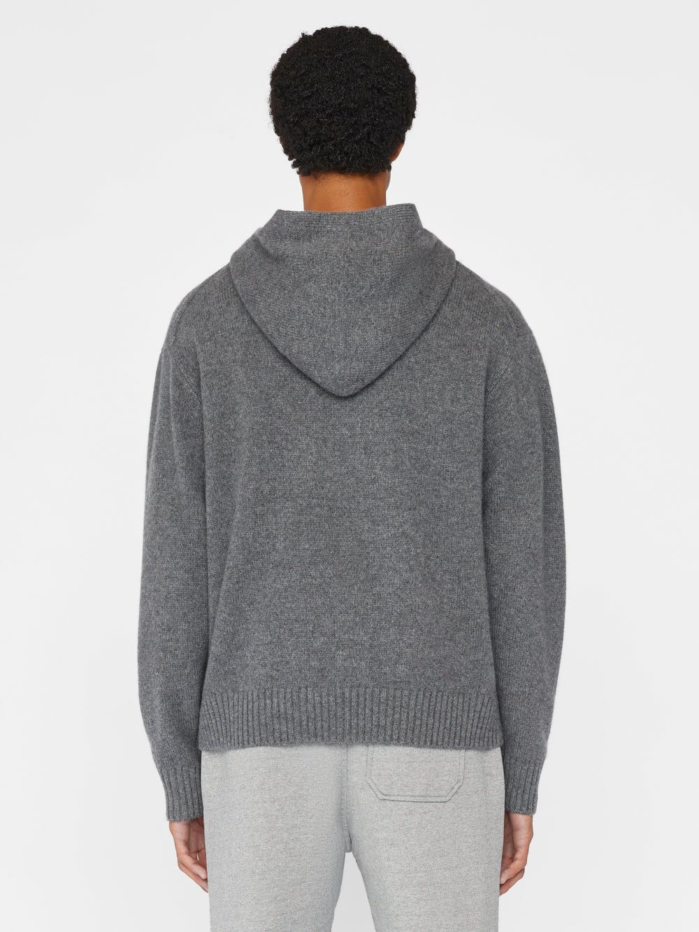 Cashmere Hoodie -- Heather Grey sold by Frame Denim product image thumbnail 8