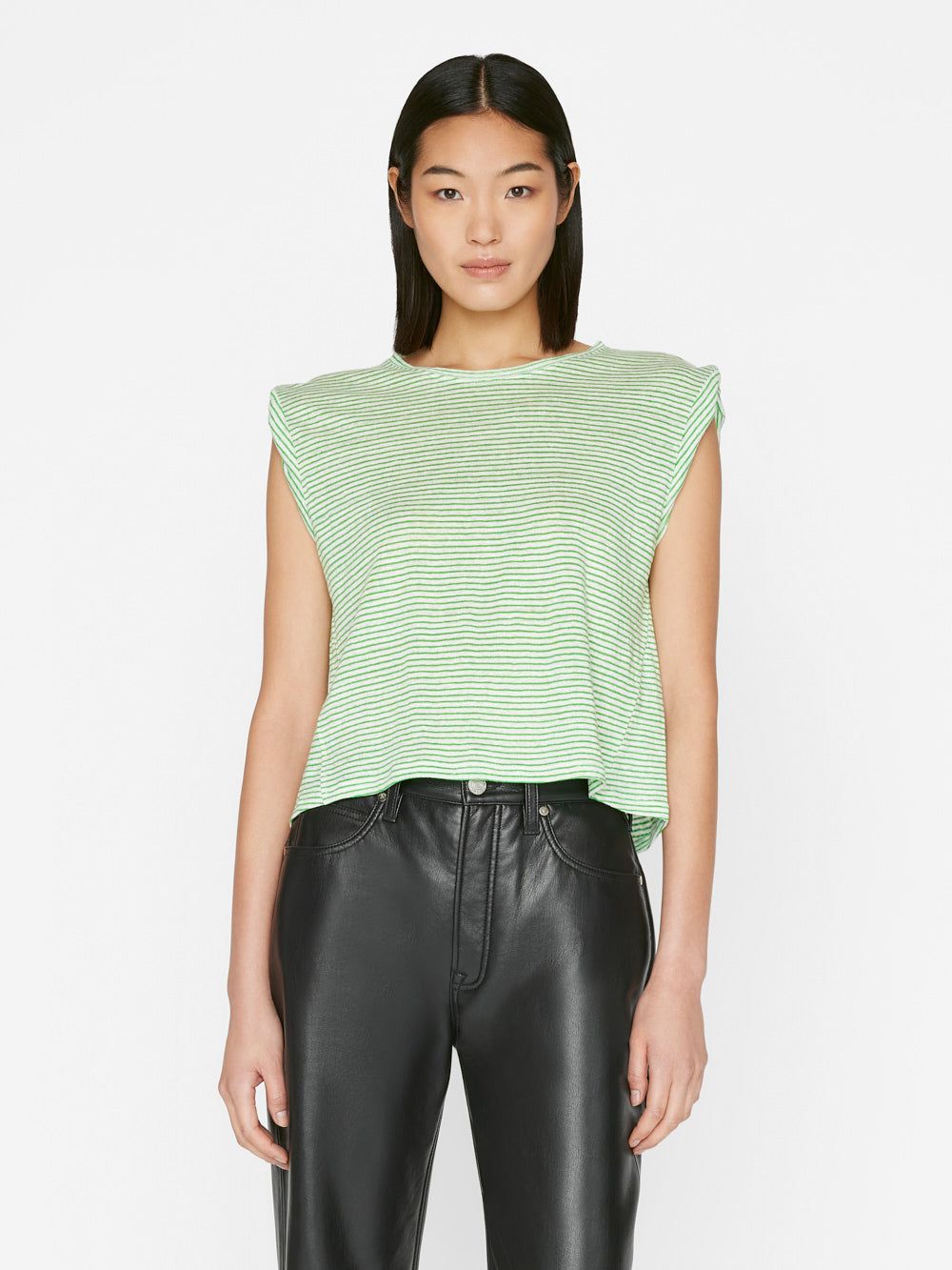 Rolled Muscle -- Bright Peridot Multi sold by Frame Denim product image thumbnail 2