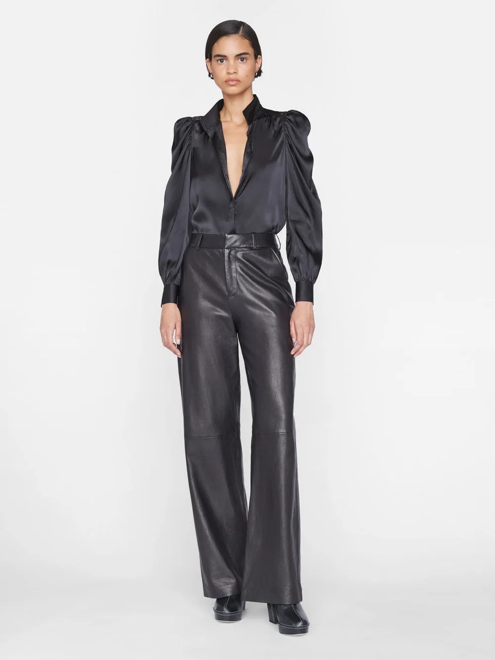 Gillian Long Sleeve Top -- Noir sold by Frame Denim product image thumbnail 2