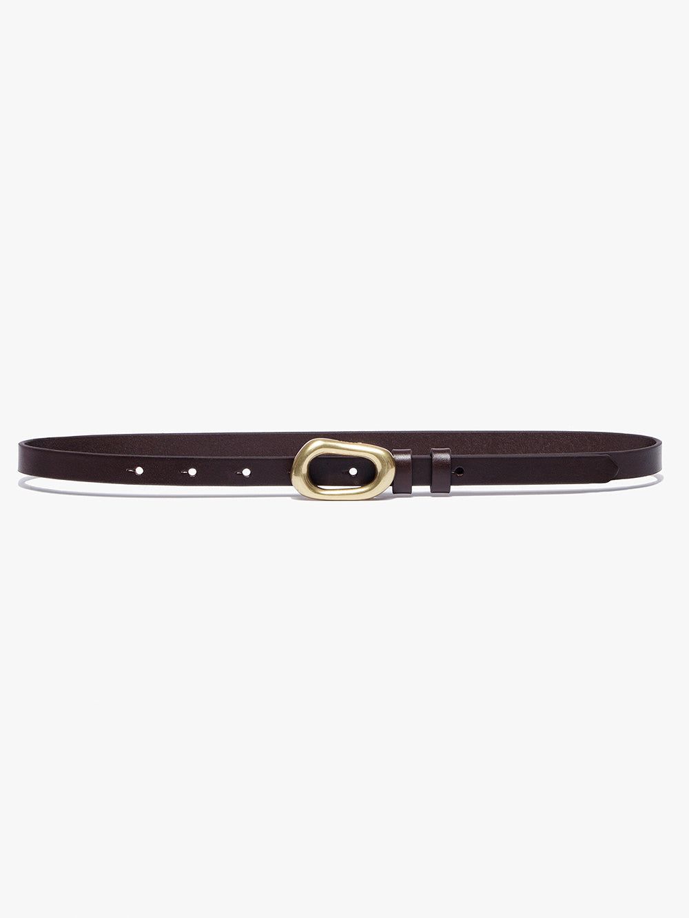 Petit Organic Shape Belt -- Dark Chocolate sold by Frame Denim