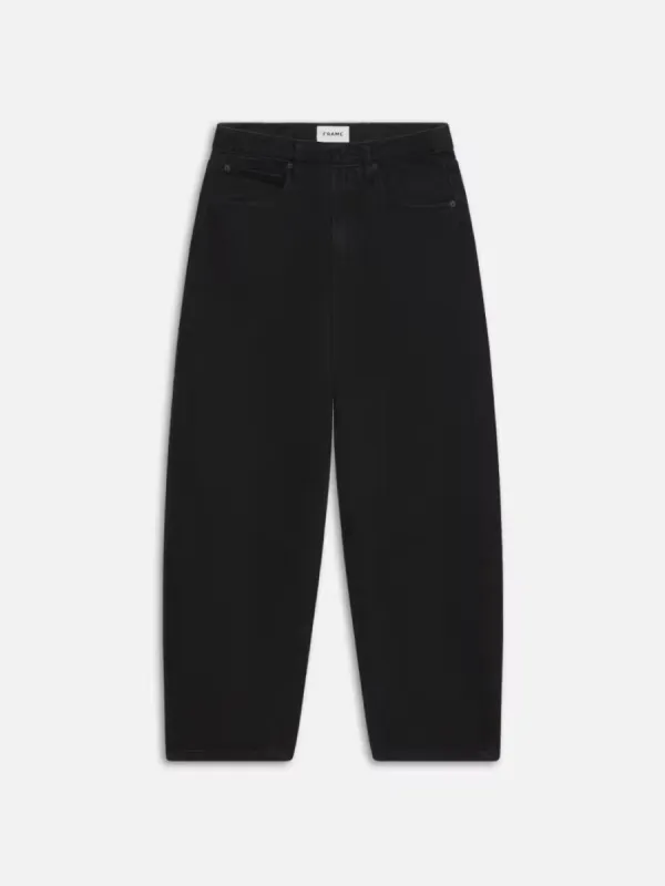 Low Slung Barrel -- Black sold by Frame Denim