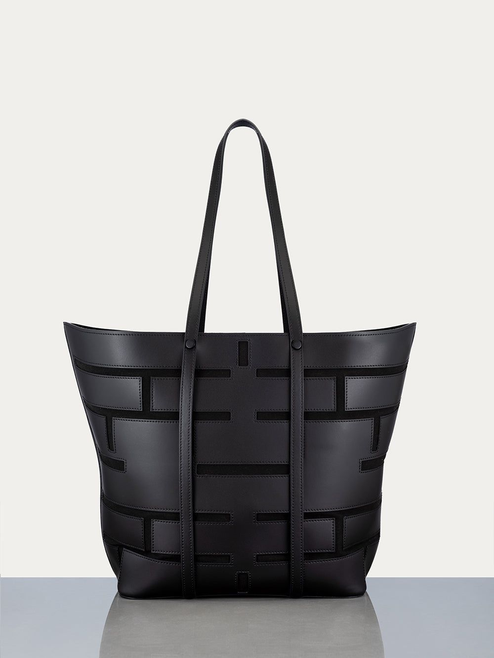 Plaque Cut Out Tote -- Noir sold by Frame Denim