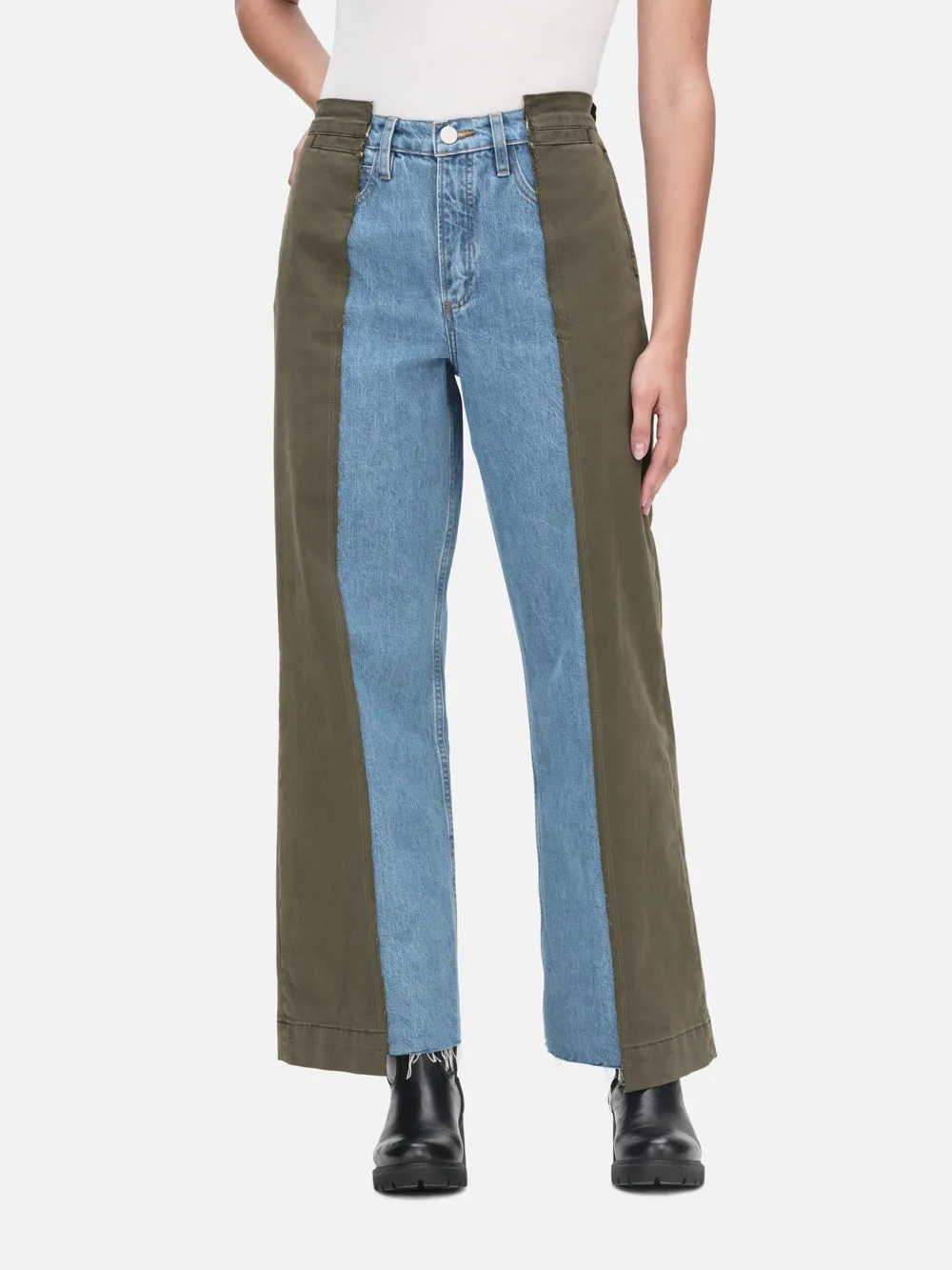 Le Mix Chino -- Washed Fatigue sold by Frame Denim product image thumbnail 2