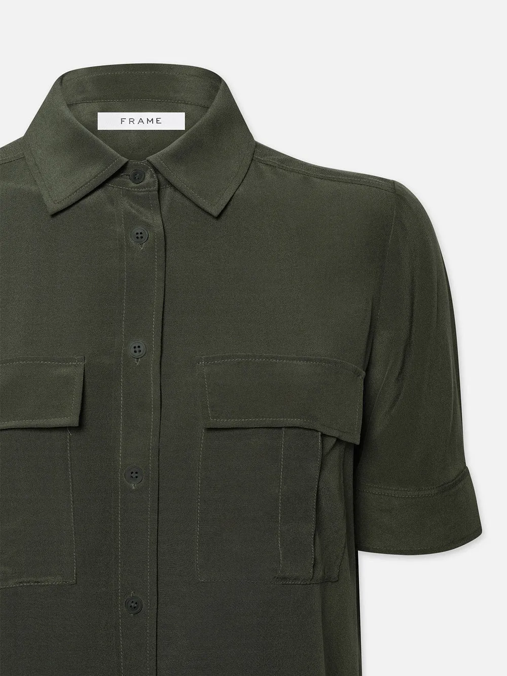 Patch Pocket Button Down -- Military sold by Frame Denim product image thumbnail 2
