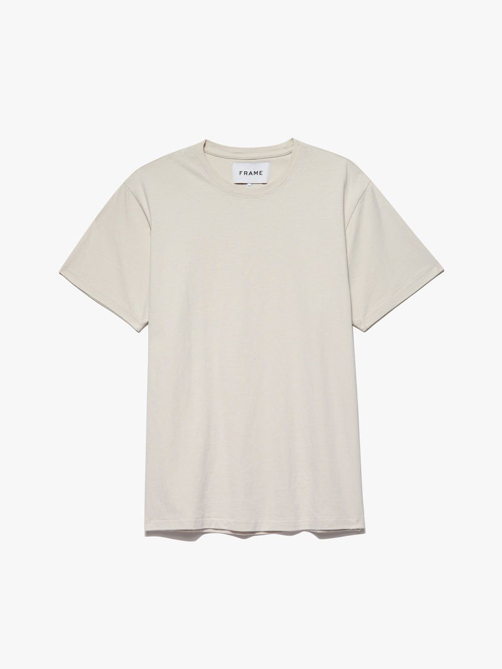 FRAME Logo Tee -- White Beige sold by Frame Denim
