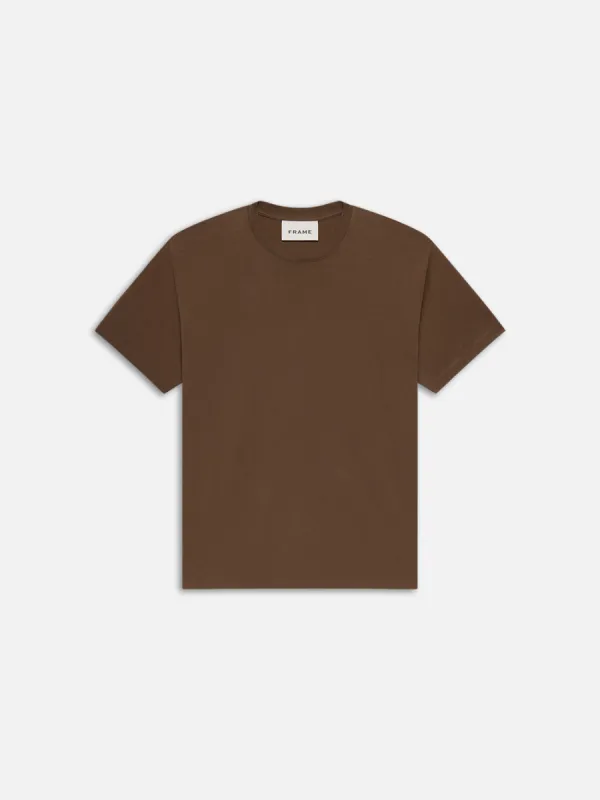FRAME Logo Tee -- Soft Mocha sold by Frame Denim