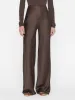 Wide Leg Pull On Pant -- Espresso sold by Frame Denim