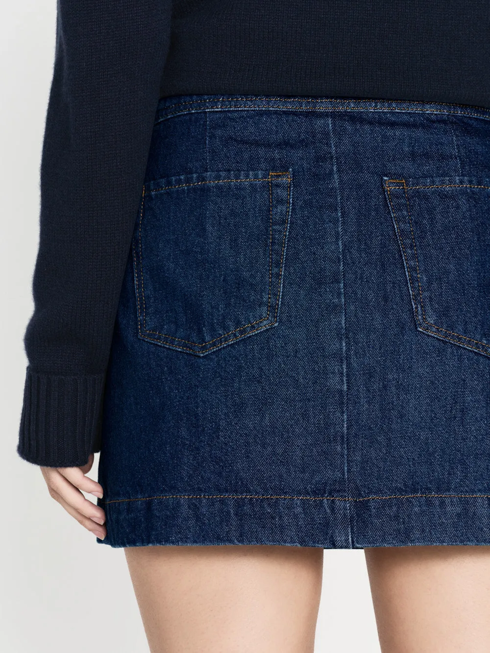 Sailor Snap Skirt -- Celestine sold by Frame Denim product image thumbnail 4