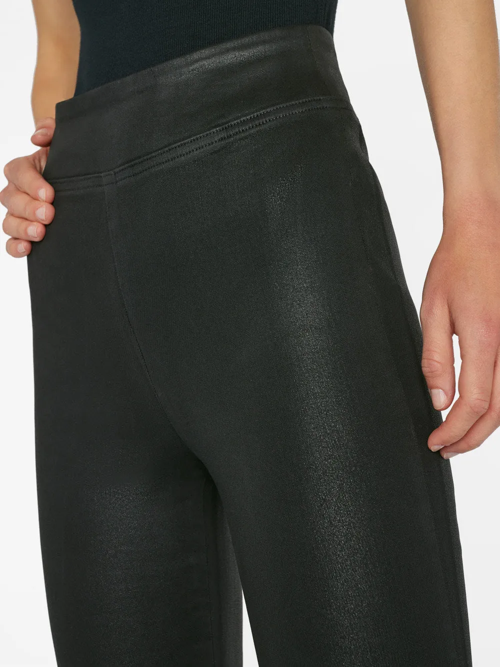 The Jetset Flare -- Noir Coated sold by Frame Denim product image thumbnail 5