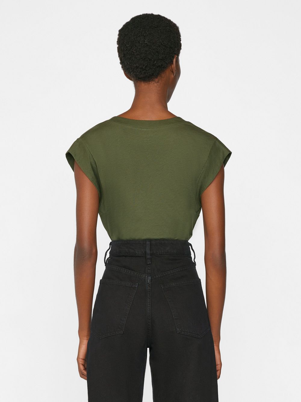 Le High Rise V -- Fatigue sold by Frame Denim product image thumbnail 5